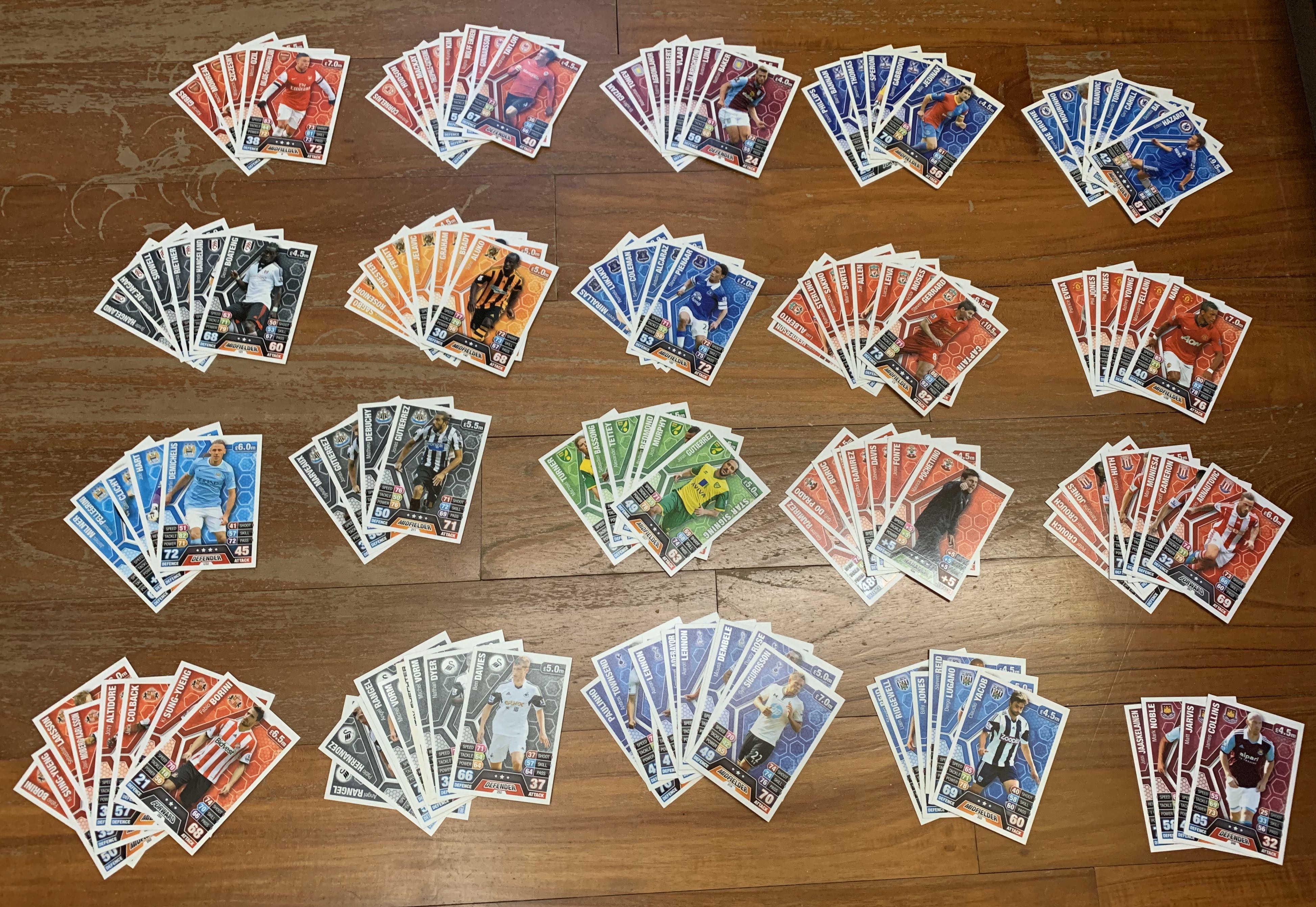 Match Attax 12/13 Season Cards, Toys & Games, Board Games ...