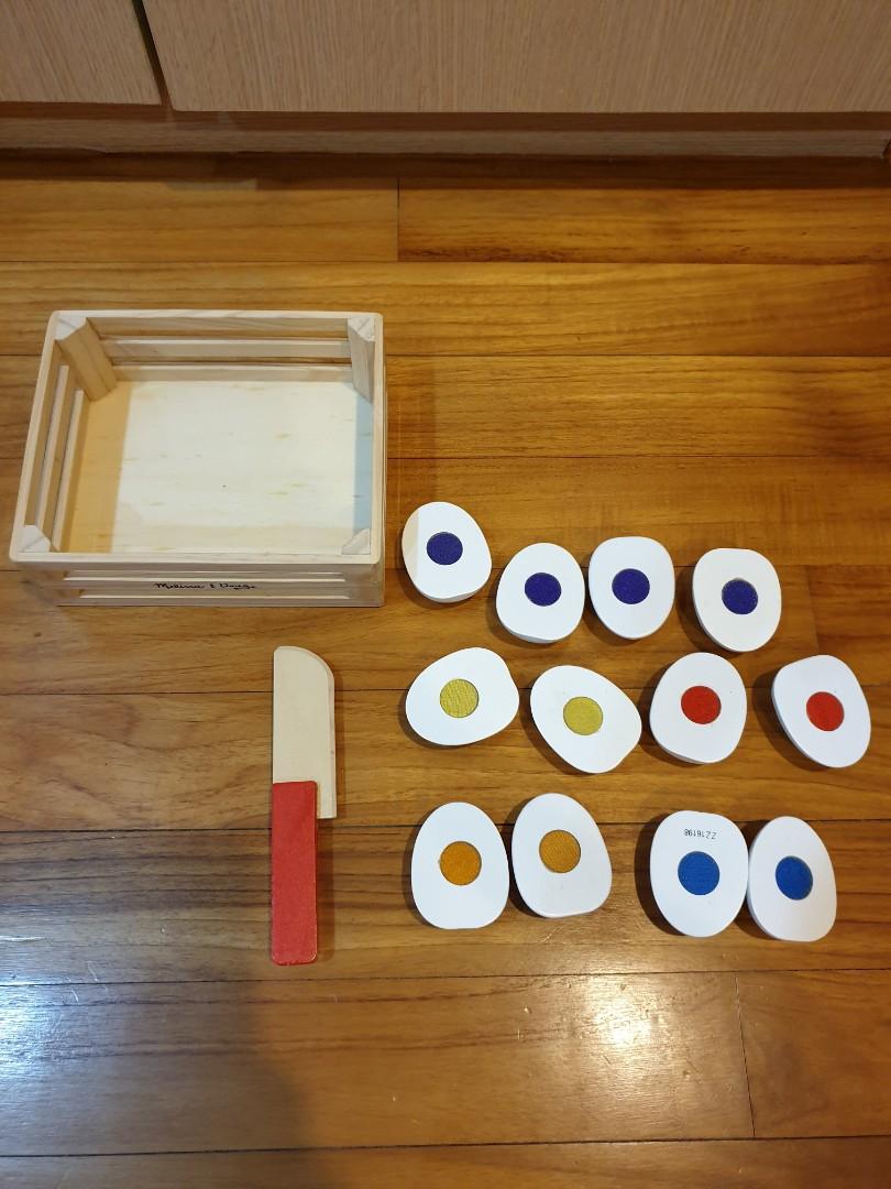melissa and doug wooden eggs