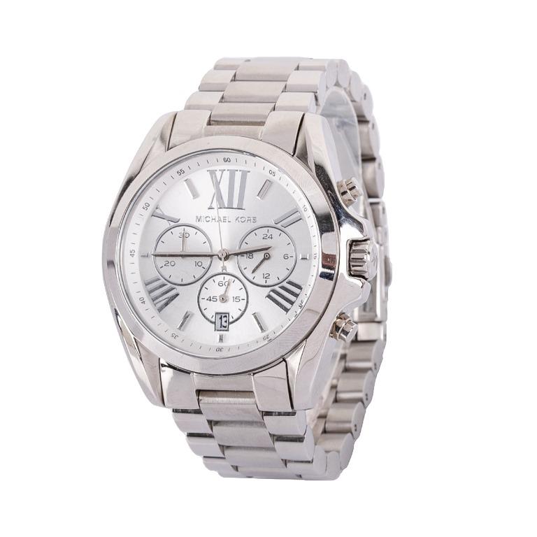 MICHAEL KORS Bradshaw Chronograph Silver Tone Men s MK5535 Watch