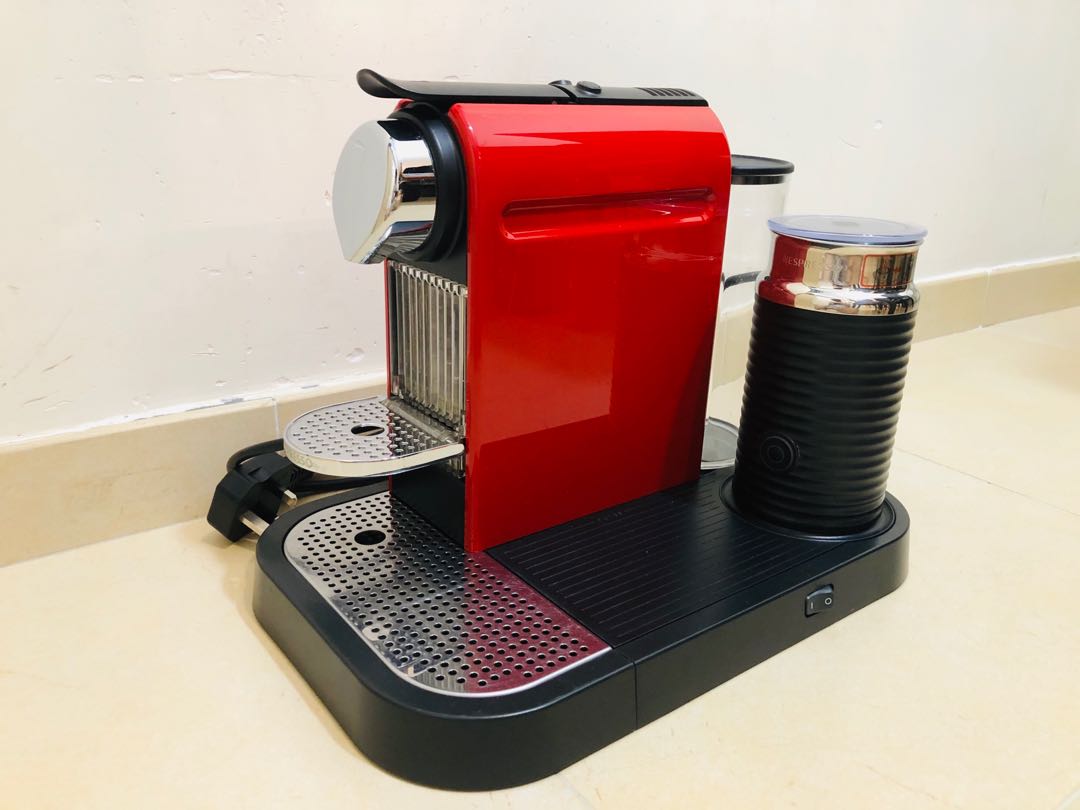 Nespresso Citiz C120 Espresso Maker with Aeroccino Milk Frother, 咖啡機連打奶