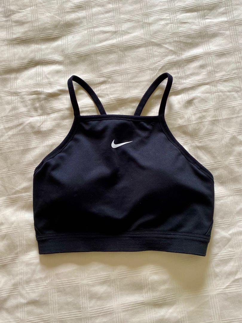 halter sports bra nike