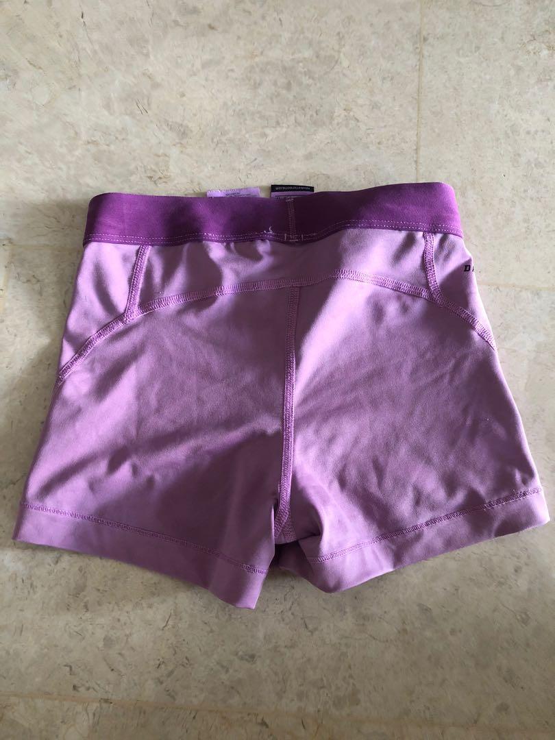 Purple nike hotsell compression shorts