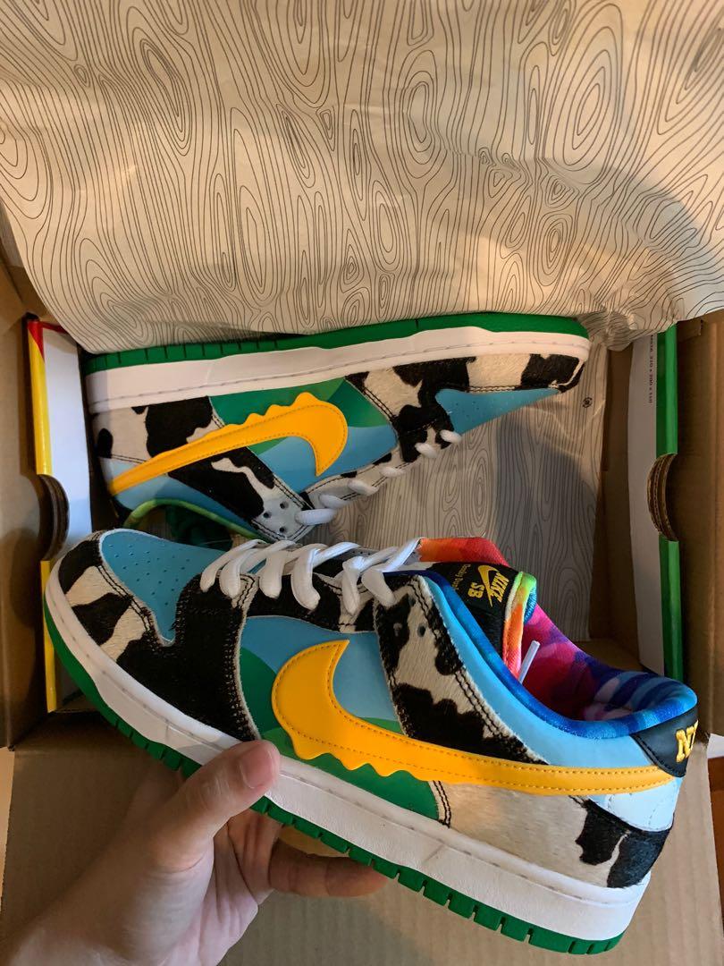 Nike SB Dunk Low Ben \u0026 Jerry, Men's Fashion, Footwear, Sneakers on Carousell