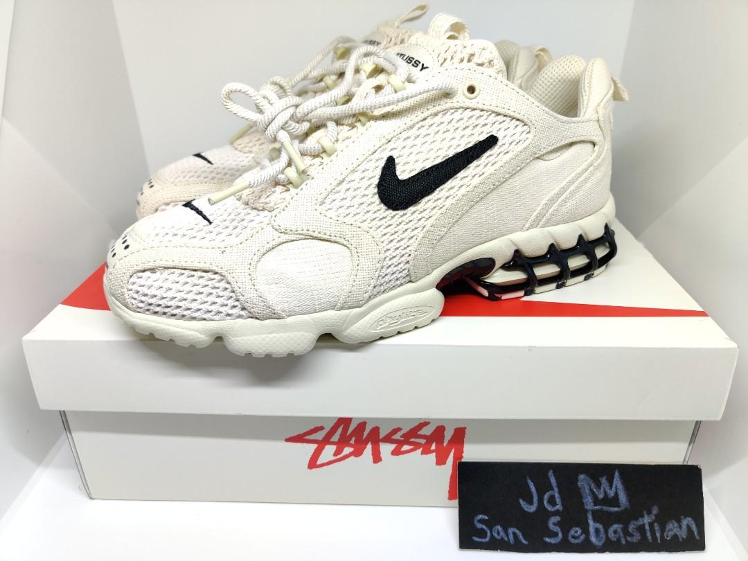 nike x stussy air zoom spiridon cage 2 fossil mens