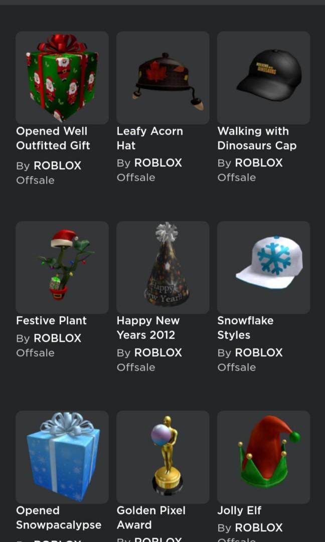 Og Roblox Account Toys Games Video Gaming In Game Products On Carousell - jolly elf roblox