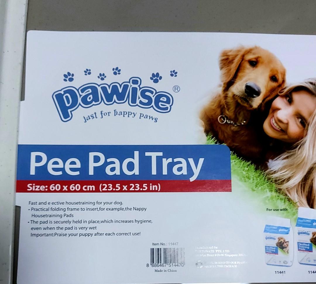 PAWISE Indoor Dog Potty Training Pad Holder, Large 