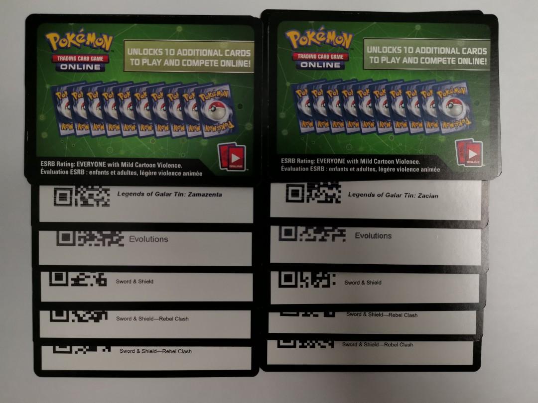 Pokemon Tcg Online Code Zacian Zamazenta Tins Toys Games Board Games Cards On Carousell