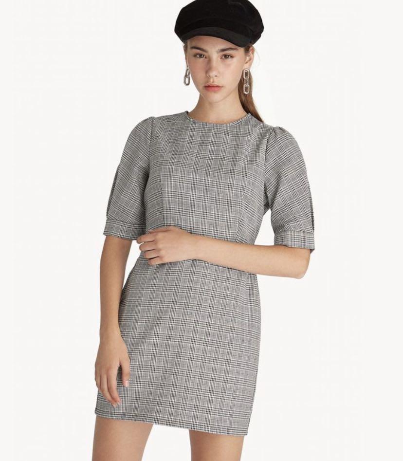 Glen plaid dress Clearance