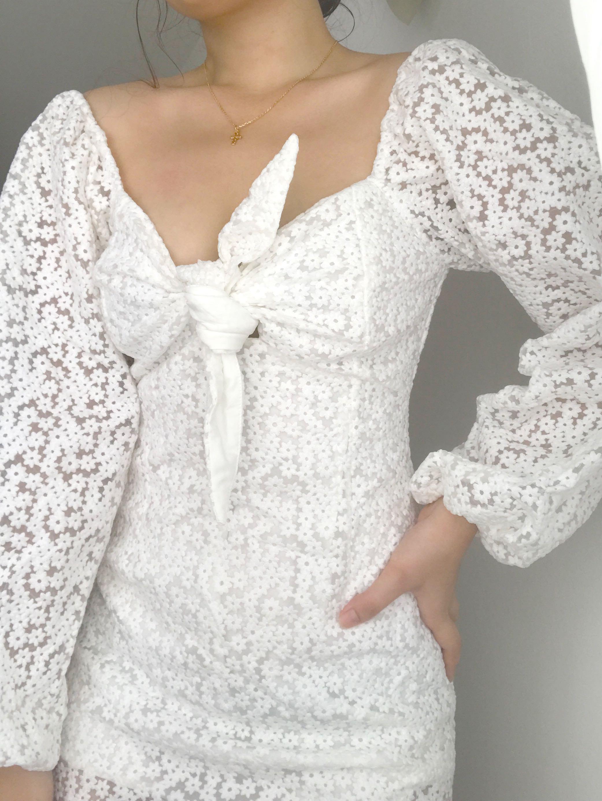 pomelo white dress