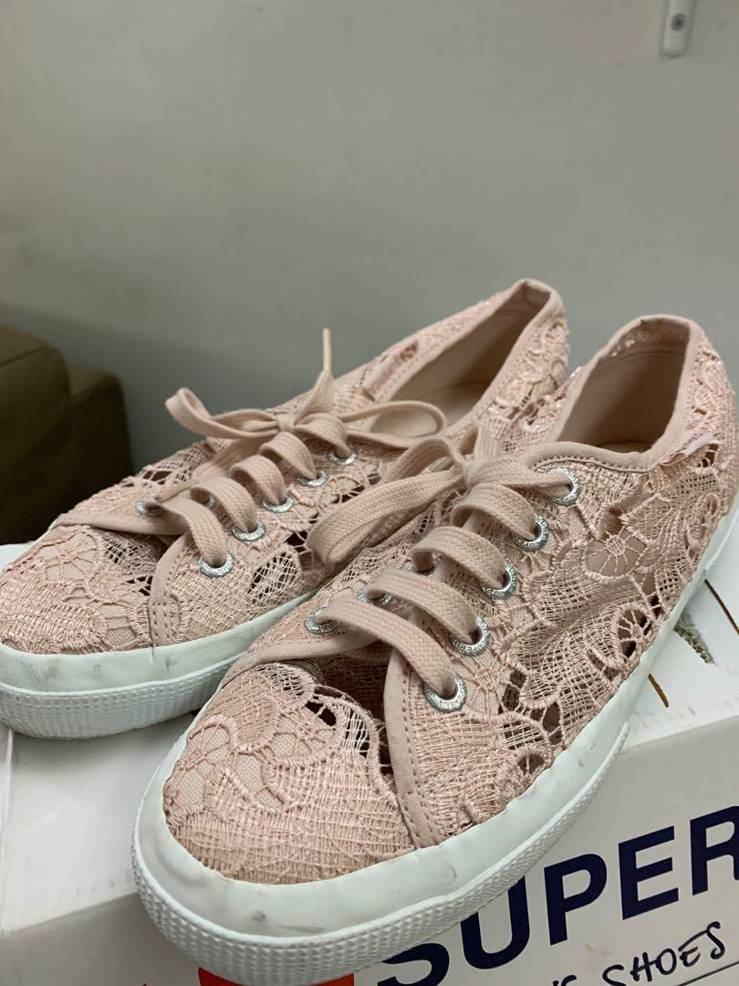 superga macrame slip on