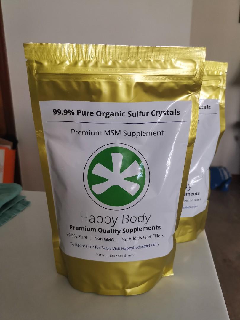 Premium Msm Supplement Happy Body Everything Else On Carousell The new discount codes are constantly updated on. premium msm supplement happy body