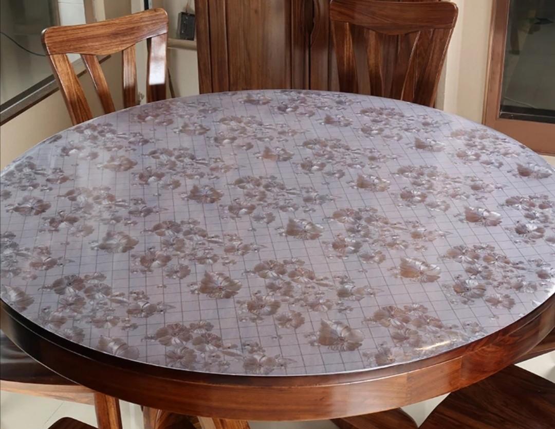 圓形PVC膠枱墊108起, PVC plastic round table mat from 108, 傢俬＆家居, 家居裝飾, 地氊