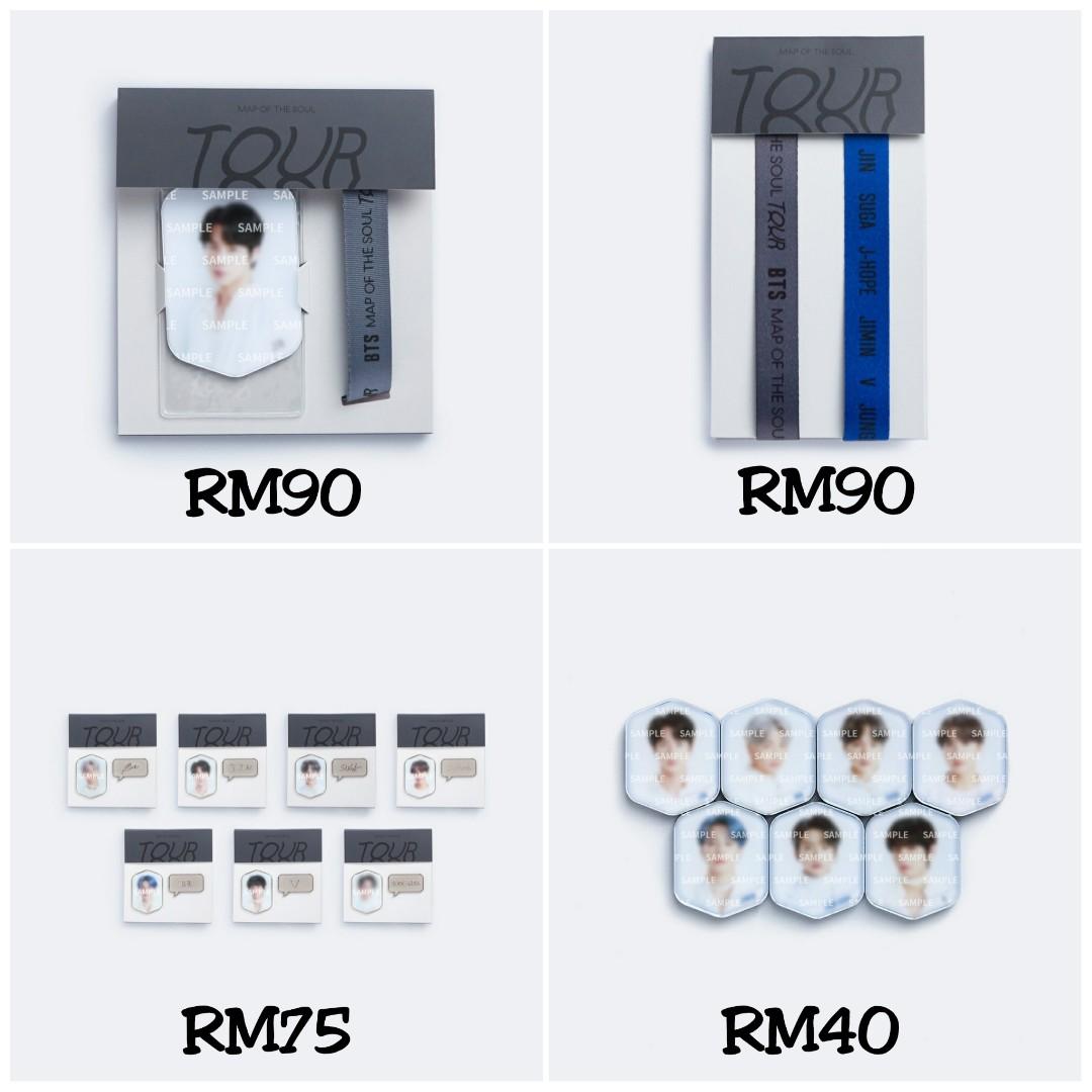 BTS Pin BTS Map Of The Soul Tour Official MD Mini Photocard - Like
