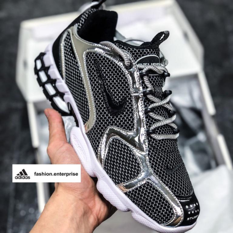 Stussy x Nike Air Zoom Spiridon Cage 2 Pure Platinum Men s