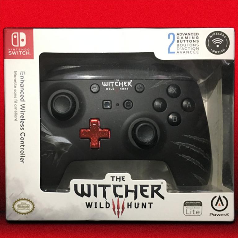 Switch Wireless Controller Witcher 3 (Category: Controllers) located in Singapore. Submitted by game_sale (Listing ID 283764928, Image 2). Description: *Promo Sale* Retail: $179 Warranty: 2 years limited warranty by manufacturer Brand: PowerA Officially Licensed by Nintendo Rare Witcher III controller design 2 Years manufacturer warranty Wireless freedom using Bluetooth 5.2 Features motion controls and mappable advanced gaming Buttons Leds for pl
