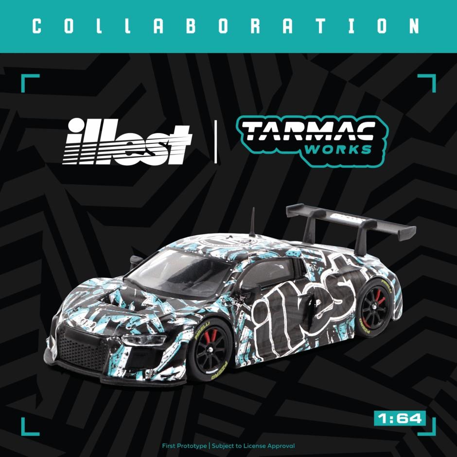 Tarmac Works x illest 1/64 Audi R8 LMS T64-007-ILLEST, 興趣及遊戲 ...