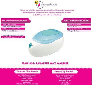 Therapuetic Paraffin wax warmer hands and foot facial slimming machine