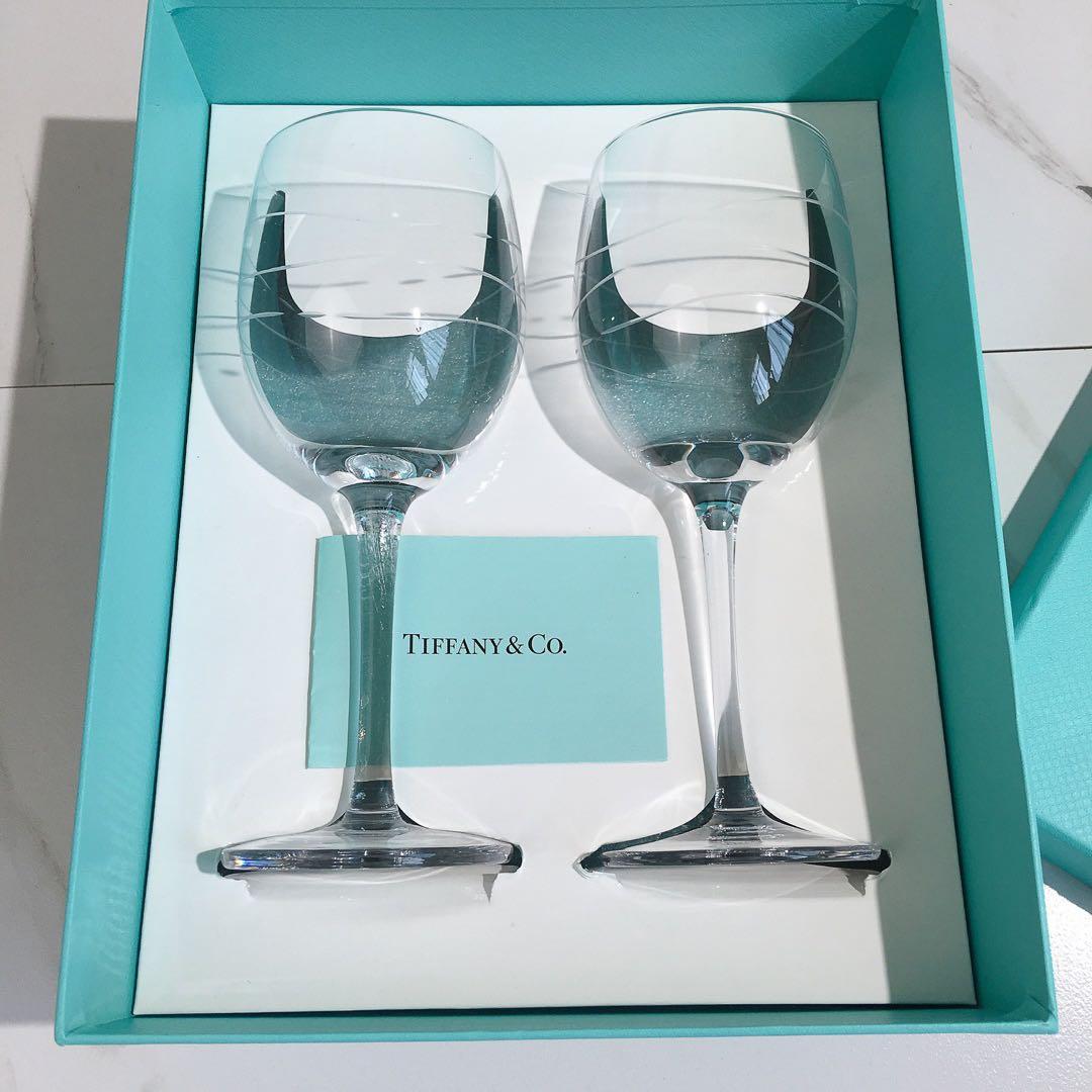 tiffany and co. wine glass set, Fesyen Wanita, Aksesoris di Carousell