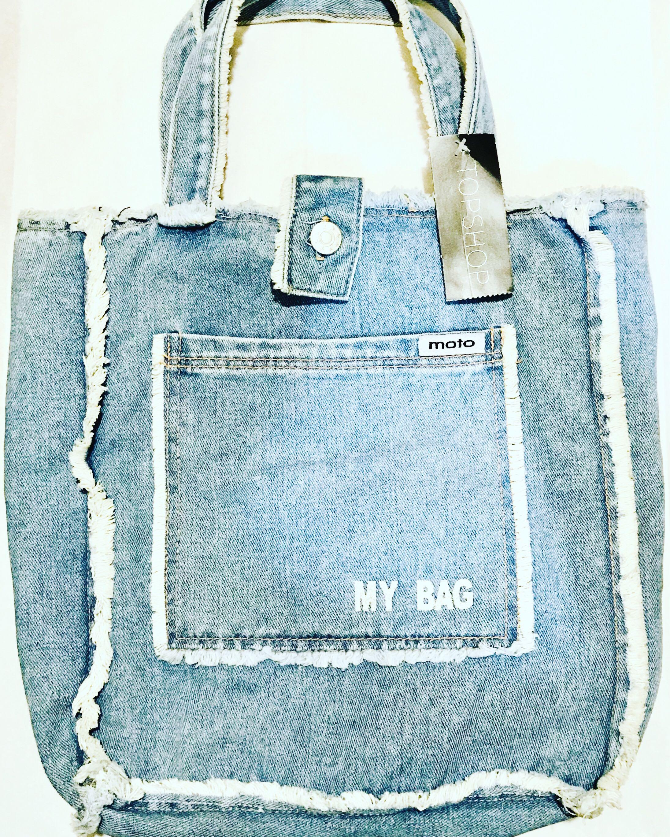denim bag topshop