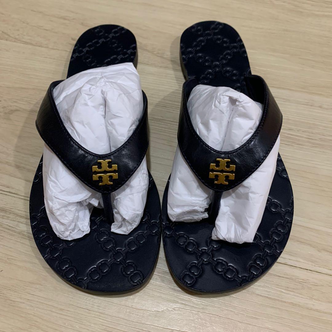 Tory Burch Monroe Sandal Women s Fashion Footwear Flats on Carousell
