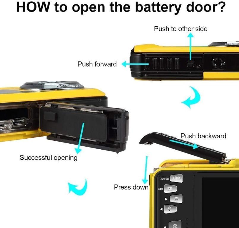 ** Underwater Camera Camcorder FULL HD 2.7K for Snorkeling 48.0 MP