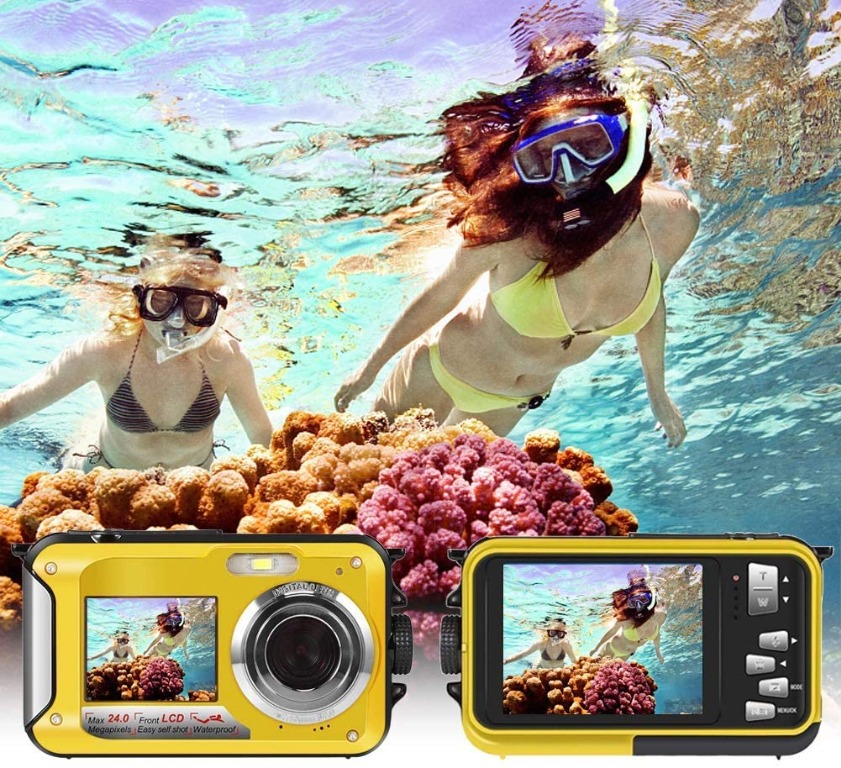 ** Underwater Camera Camcorder FULL HD 2.7K for Snorkeling 48.0 MP