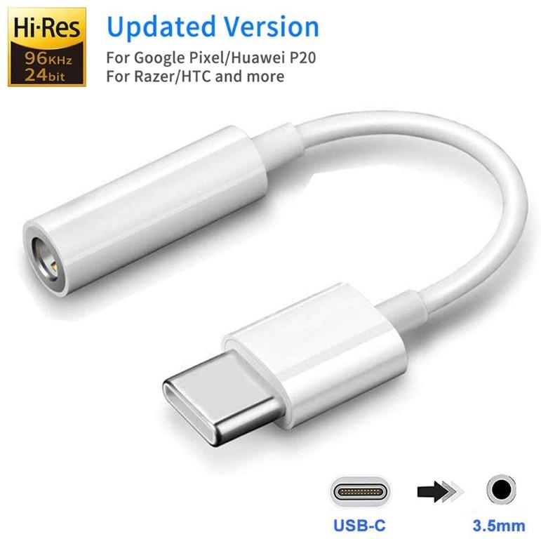 Usb C To 3 5mm Audio Adapter Accguys Type Usb C 3 5mm Headphone Jack Adaptor Cable Dac Hi Res Compatible With Huawei P30 Pro P20 Mate 10 Pro Xiaomi Mi 9 Mi8 Google Pixel 2 3 Xl Oneplus 7 Pro Electronics Others