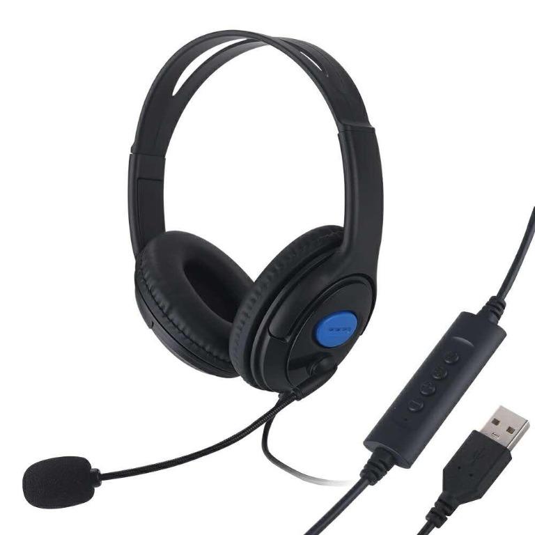 Noise cancelling headset with mic for online teaching outlet