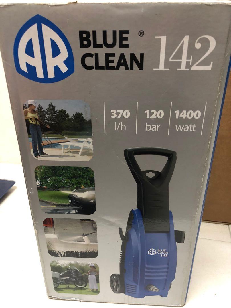 Blue clean shop water jet