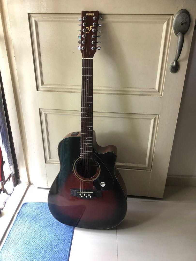 Yamaha FG411CE 12 Strings Hobbies Toys Music Media Musical 
