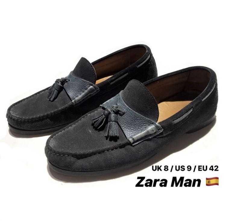 zara man shoes loafers