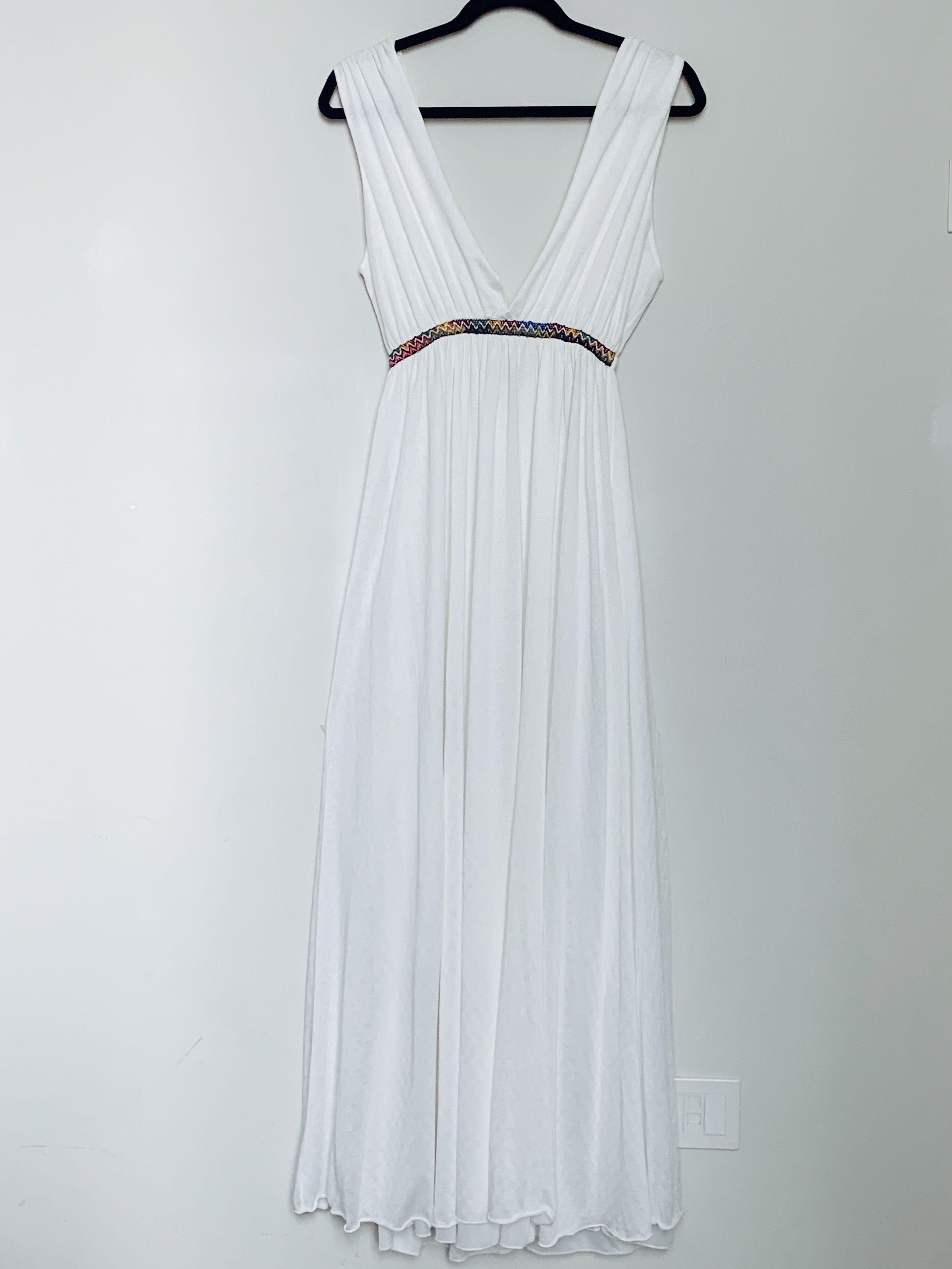 zara white maxi dress