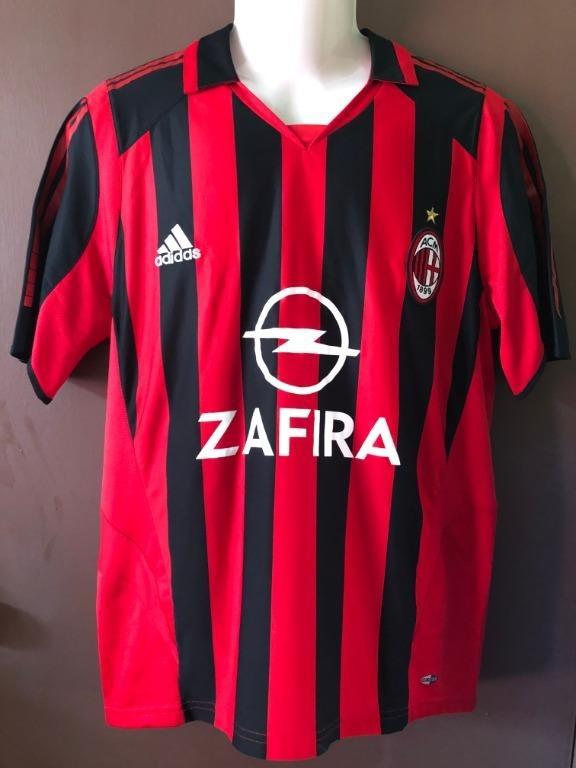 AC Milan 2005 06 Home Jersey Men s Fashion Activewear on Carousell