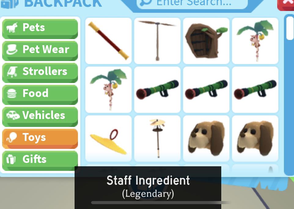 Adopt Me Staff Ingredient (Legendary), Video Gaming, Gaming