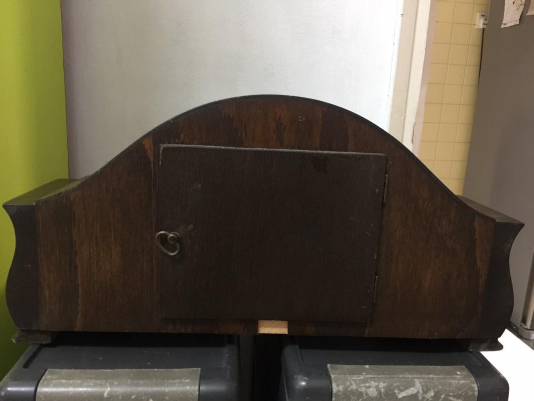 Antique Baduf Mantel Clock 3 keyholes, Hobbies & Toys, Collectibles