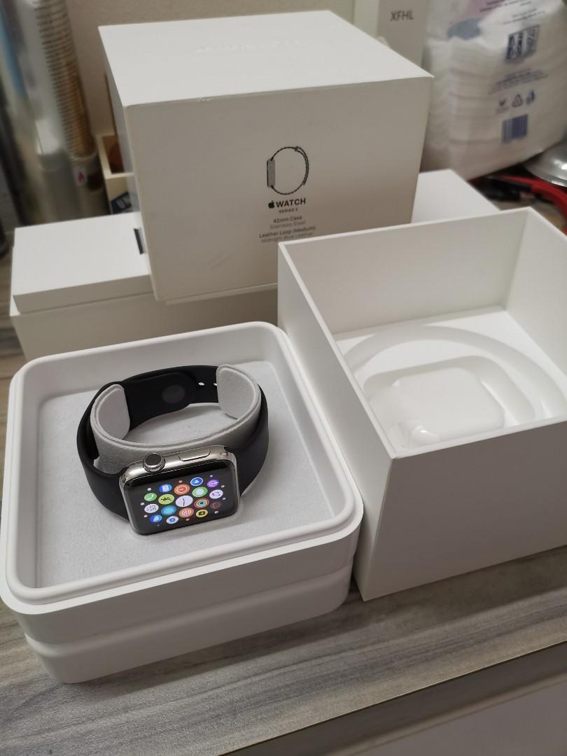 Apple watch series 2 42mm stainless steel store