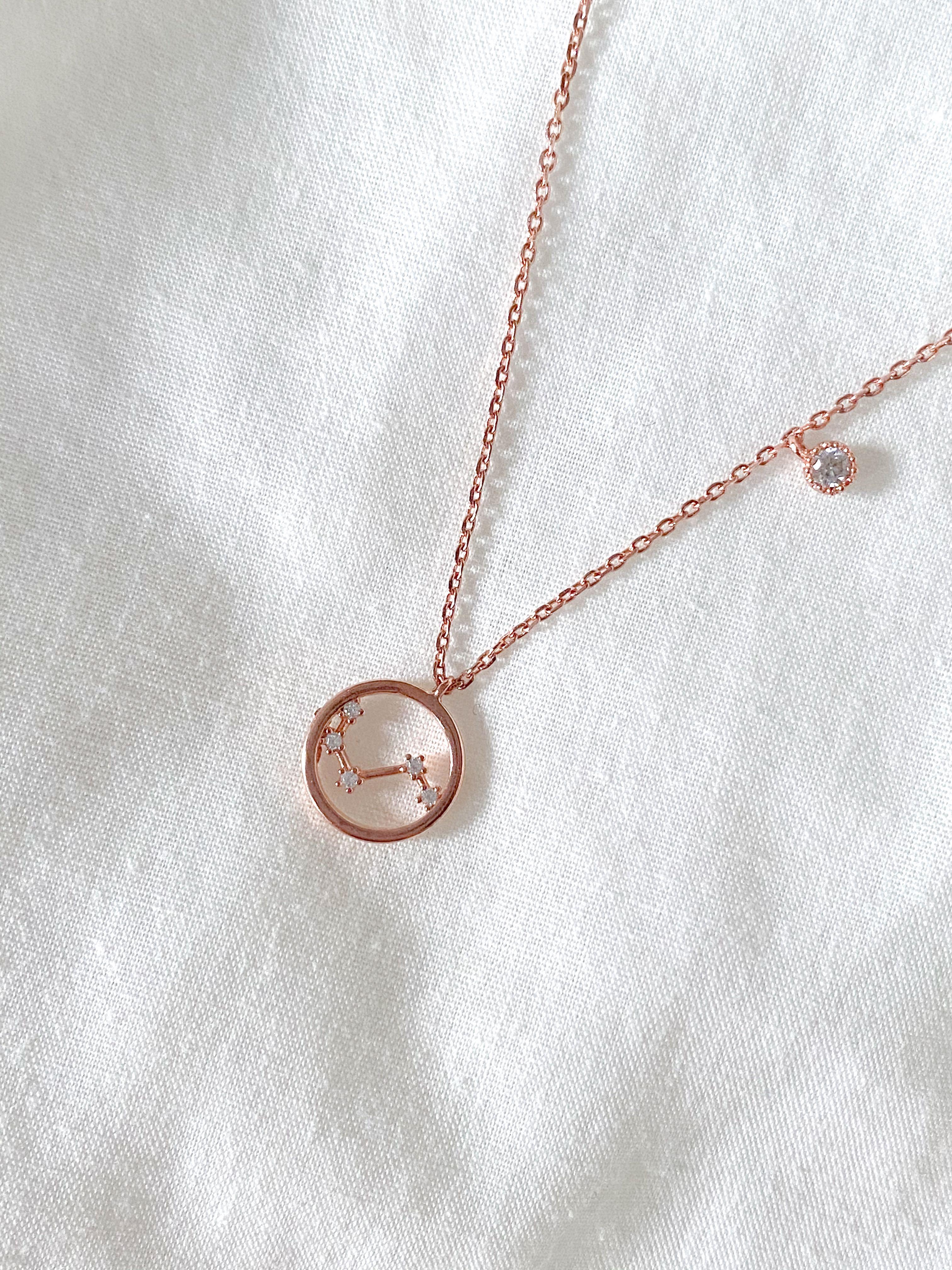 aries constellation necklace, Women's 