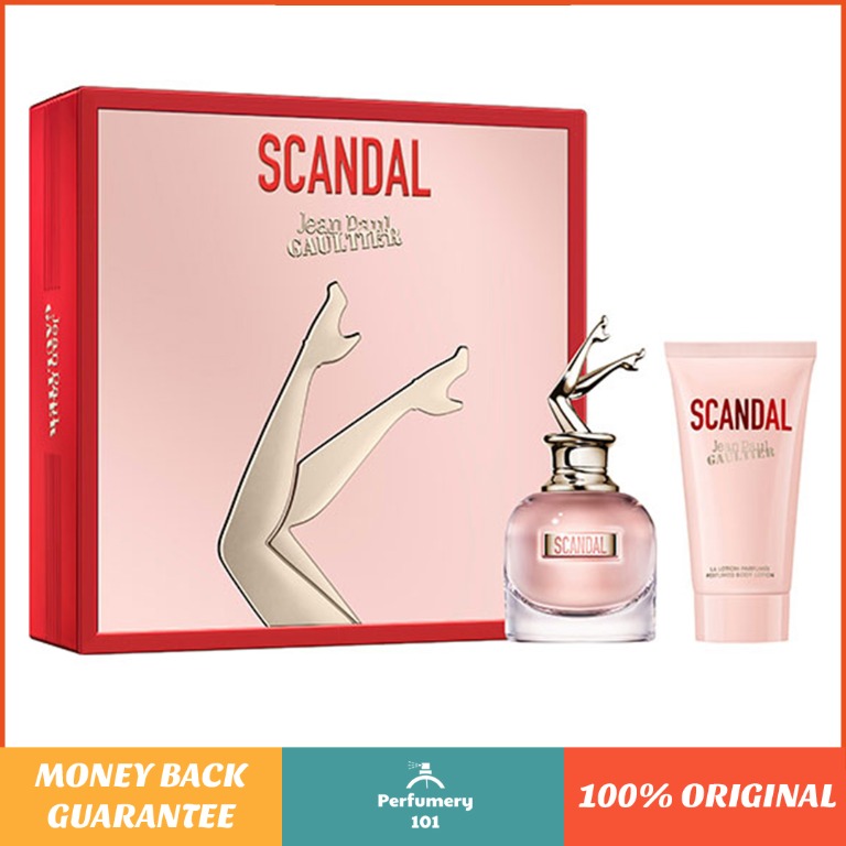 Authentic Jean Paul Gaultier Scandal Gift Set Eau De Parfum 80ml 2 7 Fl Oz Perfume For Women Health Beauty Perfumes Nail Care Others On Carousell