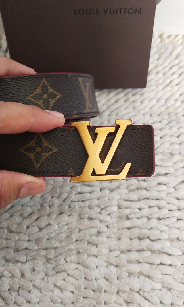 Preloved LV Belt from Japan, Luxury, Apparel on Carousell