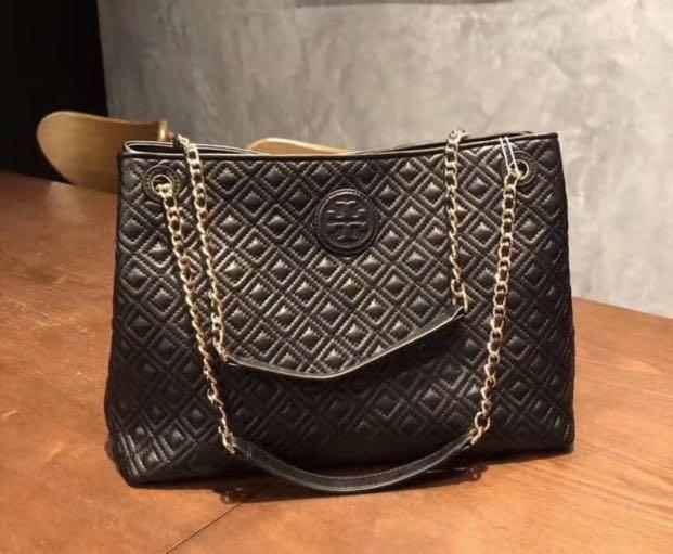 Authentic Tory Burch Marion quilted chain shoulder bag slouchy totes,  Luxury, Bags & Wallets on Carousell