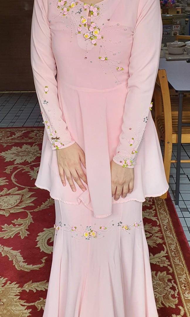 Baju kurung baby pink online