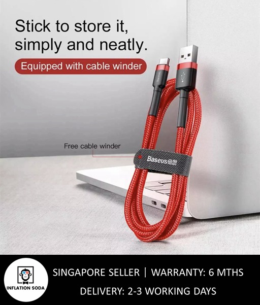 Baseus Type-C Charging Cable 0.5M/1M