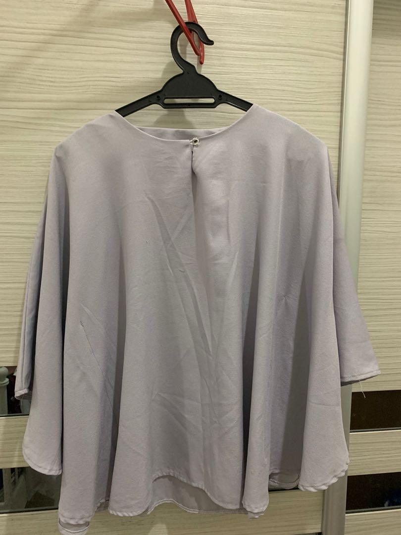 Blouse Kaftan Pendek Baju Kelawar Women S Fashion Clothes Tops On Carousell