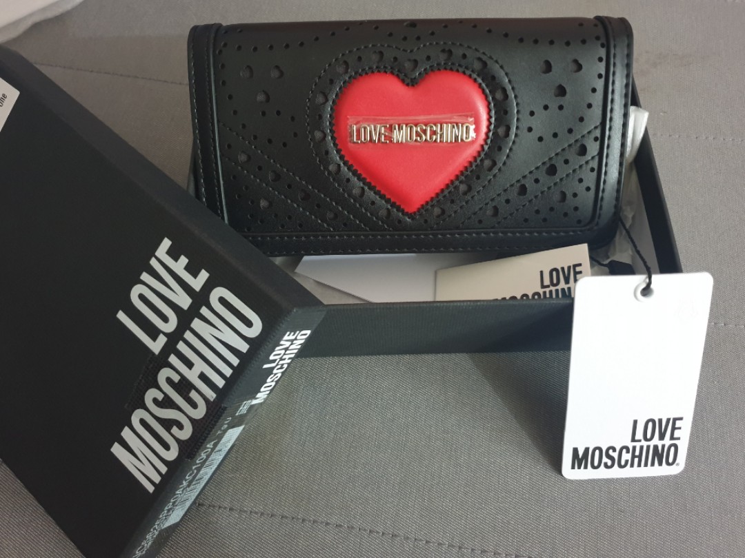 BNIB Love Moschino Wallet, Women's Fashion, Bags & Wallets, Wallets ...