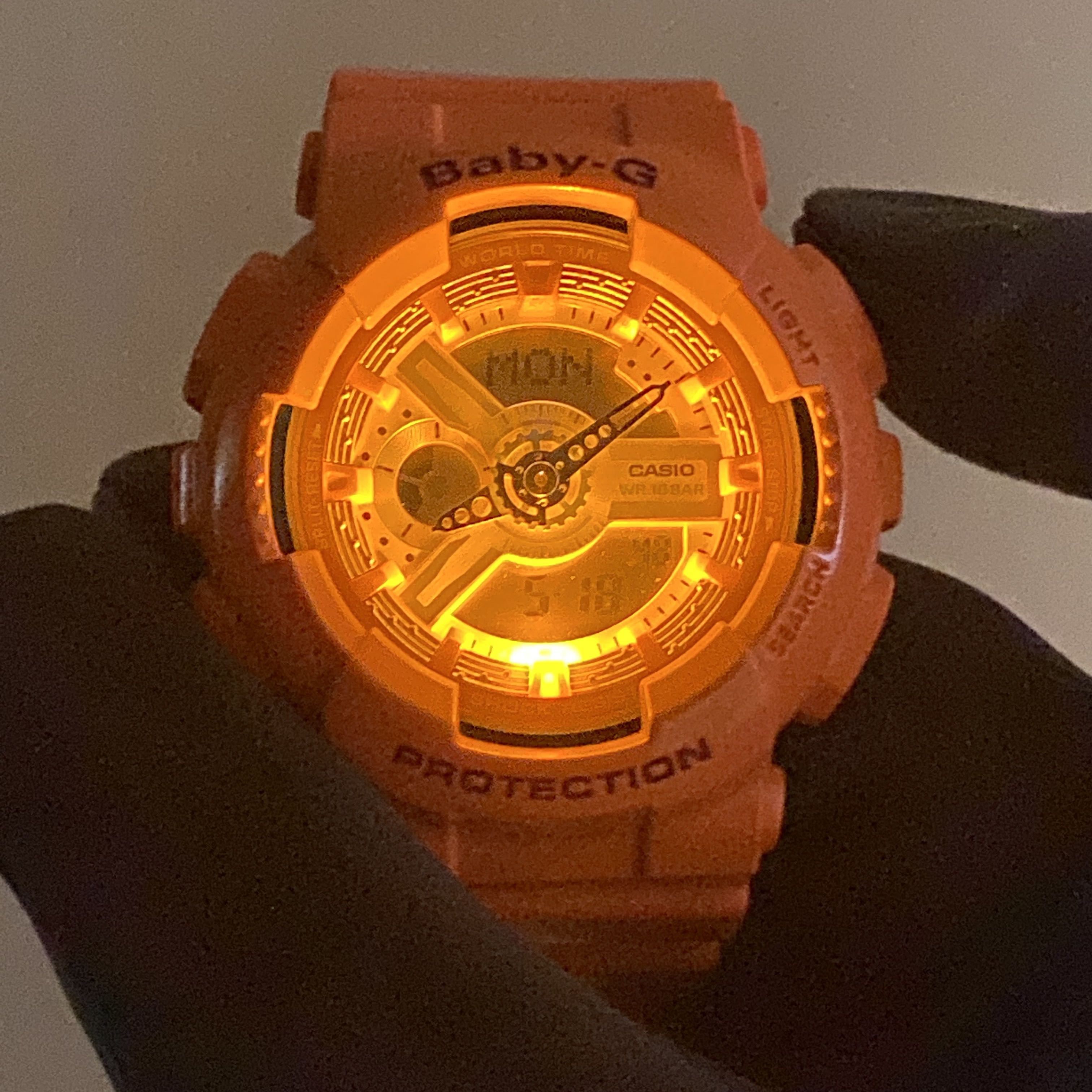 Casio baby on sale g orange