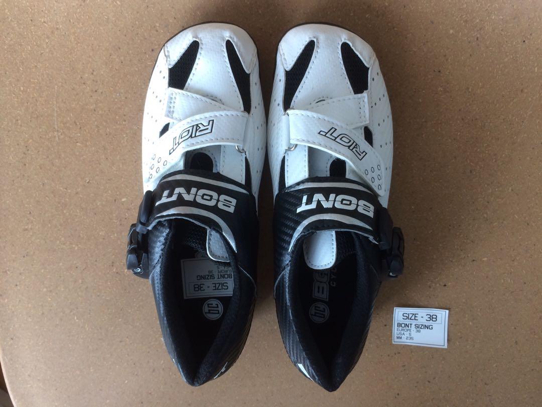 Bont Riot Size 38 Asian Fit 