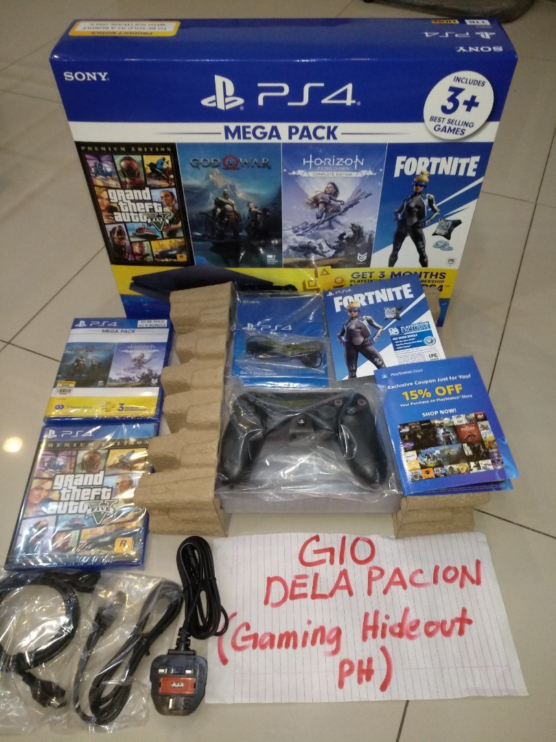 Rítmico mostaza por favor no lo hagas Brand New PS4 Slim 1TB Mega Pack Bundle (PROMO), Video Gaming, Video Game  Consoles, Others on Carousell