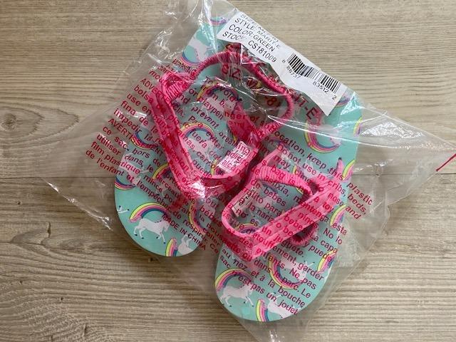 Carter S Rainbow Unicorn Flip Flops Babies Kids Girls Apparel
