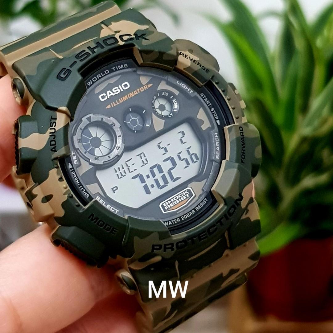 Casio g shock gd120cm men s camouflage watch