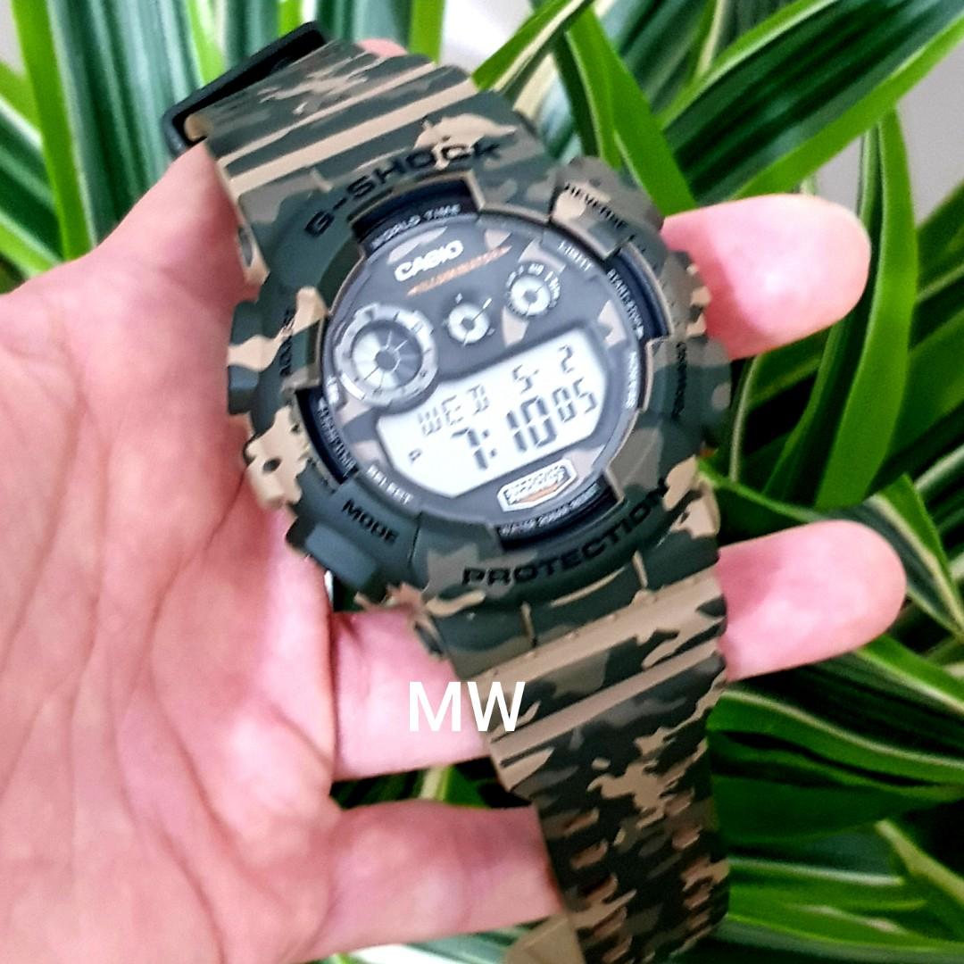 Casio g shock gd120cm men s camouflage watch